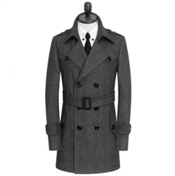 

Grey casual woolen coat men trench coats 9XL 8XL long sleeves overcoat mens cashmere coat casaco masculino inverno erkek england