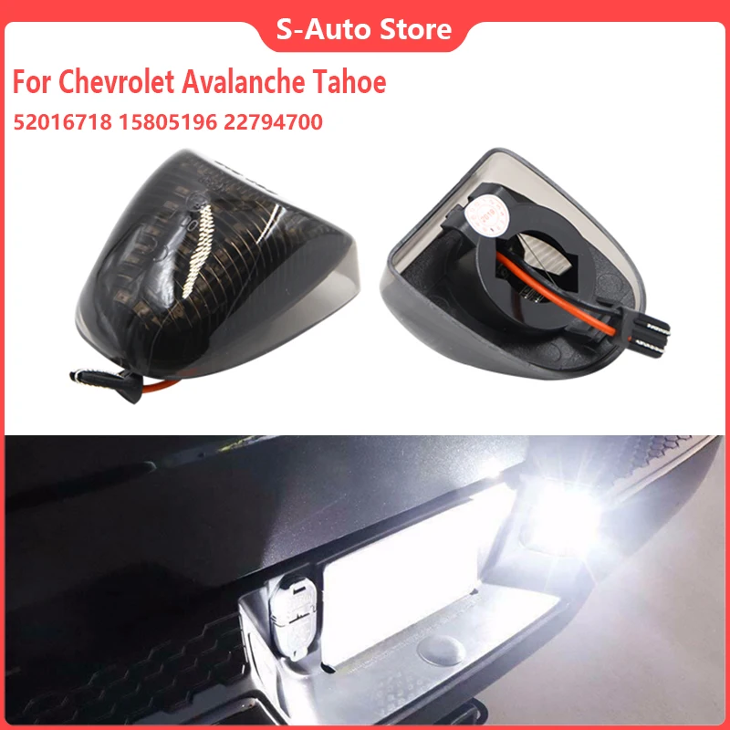 

1 пара, светодиодные лампы для подсветки номерного знака для Chevrolet avaltahoe, GMC, Sierra Yukon