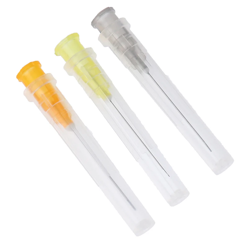 Стоматологический стерильный эндододонтический ирригационный шприц 100 шт. 25 г/27