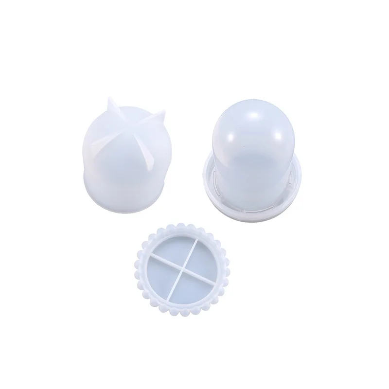 

New Crystal Epoxy Drop Mold Homemade Transparent Cover Dice Practical Fun To Play Silicone Mold for Wholesale Drop Shipping