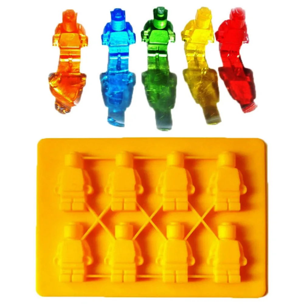 

DIY Tools Happy Baking Square Toy Brick Shape Ice Cube Mold Silicone Chocolate Mold Bakeware 1PCS