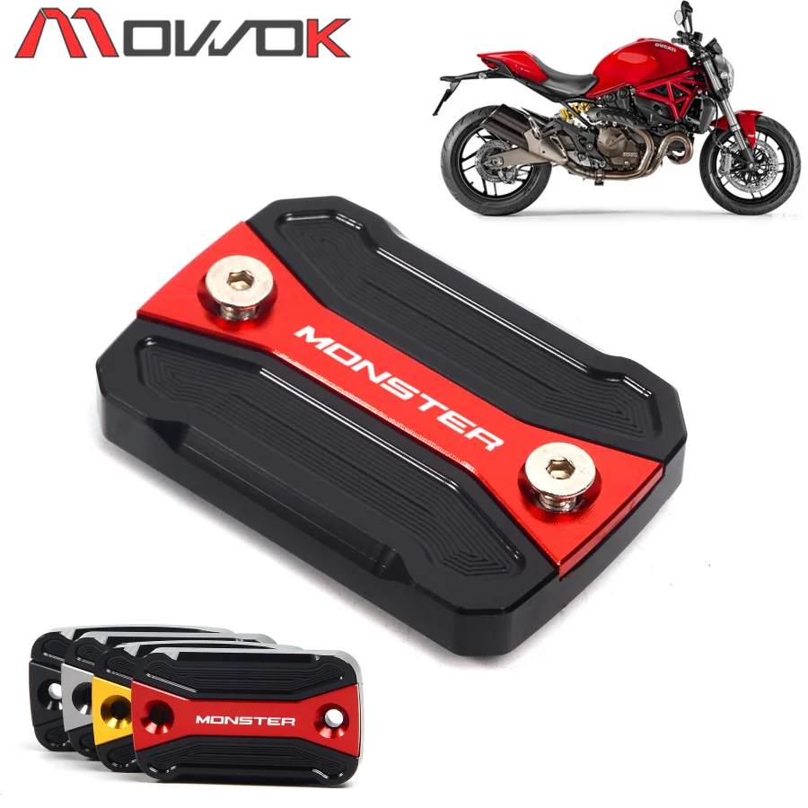 

For Ducati Monster MONSTER 821 797 2014-2019 2018 Front Brake Cap Fluid Reservoir Frame Decorative Cover Motorcycle Accessories