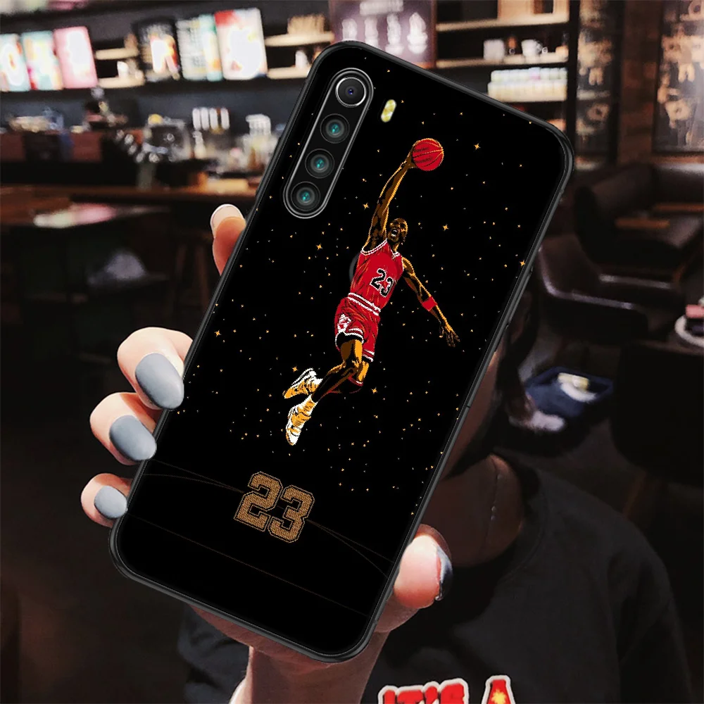

Jordan Basketball 23 Phone case For Xiaomi Redmi Note 7 7A 8 8T 9 9A 9S 10 K30 Pro Ultra black trend cell cover silicone