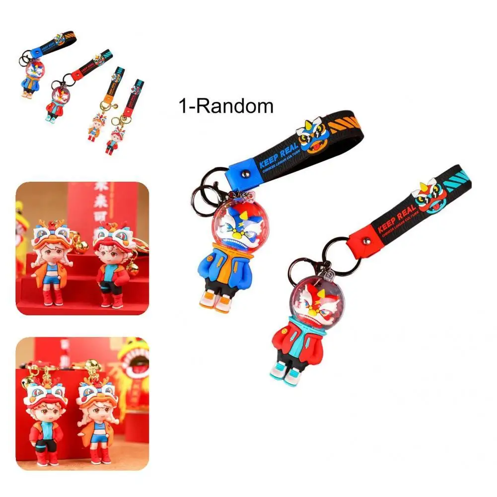 

Ручная работа, мультяшный китайский амулет, тигр, брелок, подвеска, брелок, кольцо, держатель для ключей