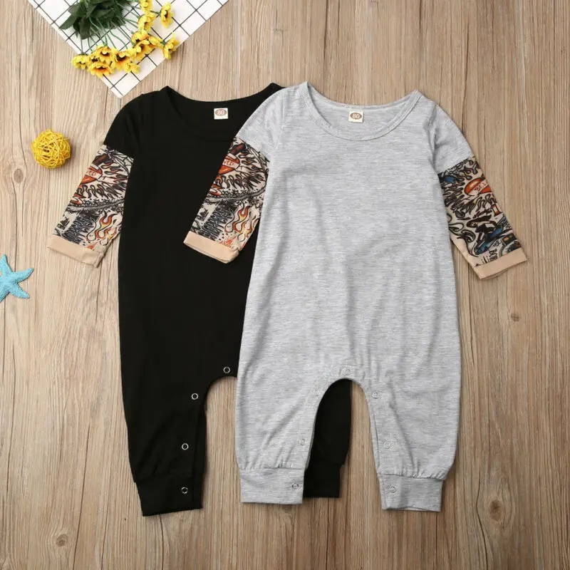 2019 брендовая футболка из хлопка для новорожденных мальчиков и девочек ползунки