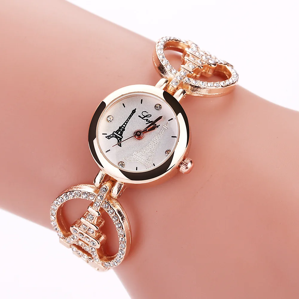 

Новинка 2021, женские часы, Романтические часы с изображением Парижской башни, женские креативные часы с изображением Парижской башни, модные...