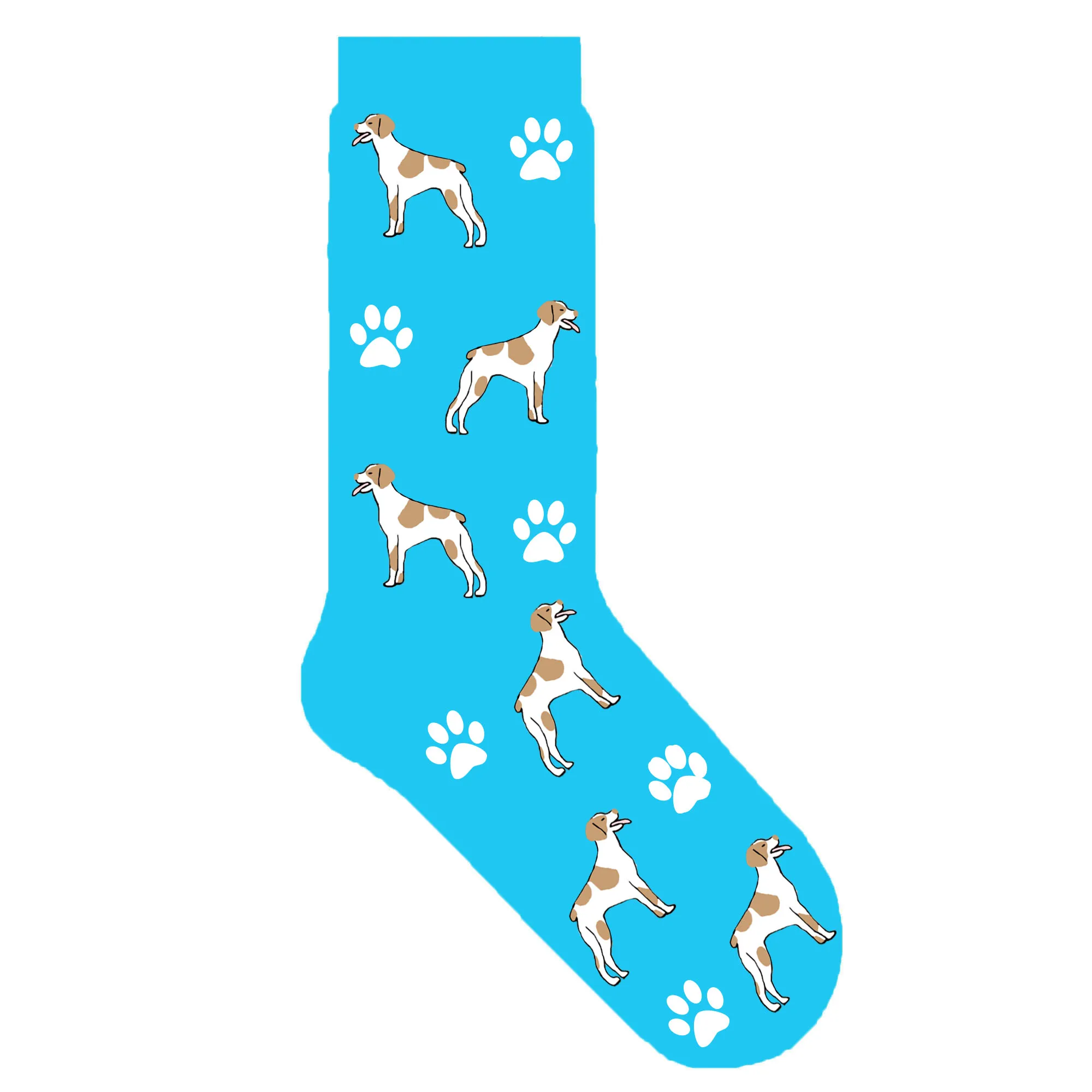 Бретань собака подарок Женщины Экипаж носки с щенком тема для собаки папа мама