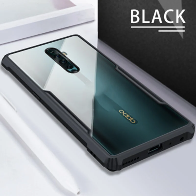 Чехол для Oppo Reno2 роскошный мягкий прозрачный модный Ультратонкий чехол Reno 2Z 2F