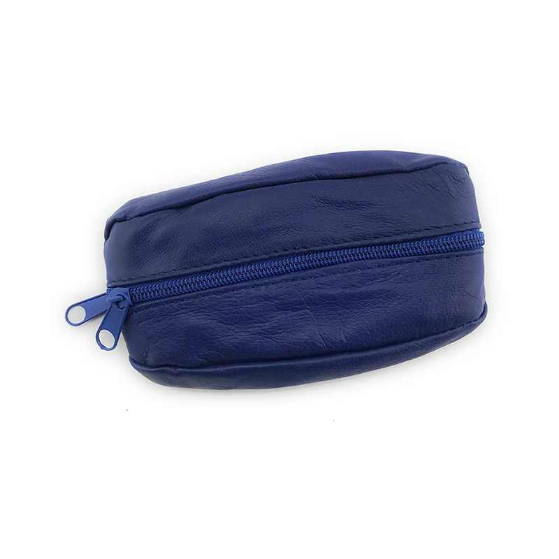 blue NICOLE& CO, натуральная кожа, Мини кошельки для монет, Женский кошелек для мелочи, сумки для денег, карманные кошельки, чехол для ключей, маленькая сумка на молнии - Цвет: blue