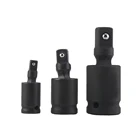 Пневматический универсальный шарнир 14 дюйма, 38 дюйма, 12 дюйма, удлинитель угла с храповым механизмом, переходник, ручной сгибаемый переходник, инструменты для розеток