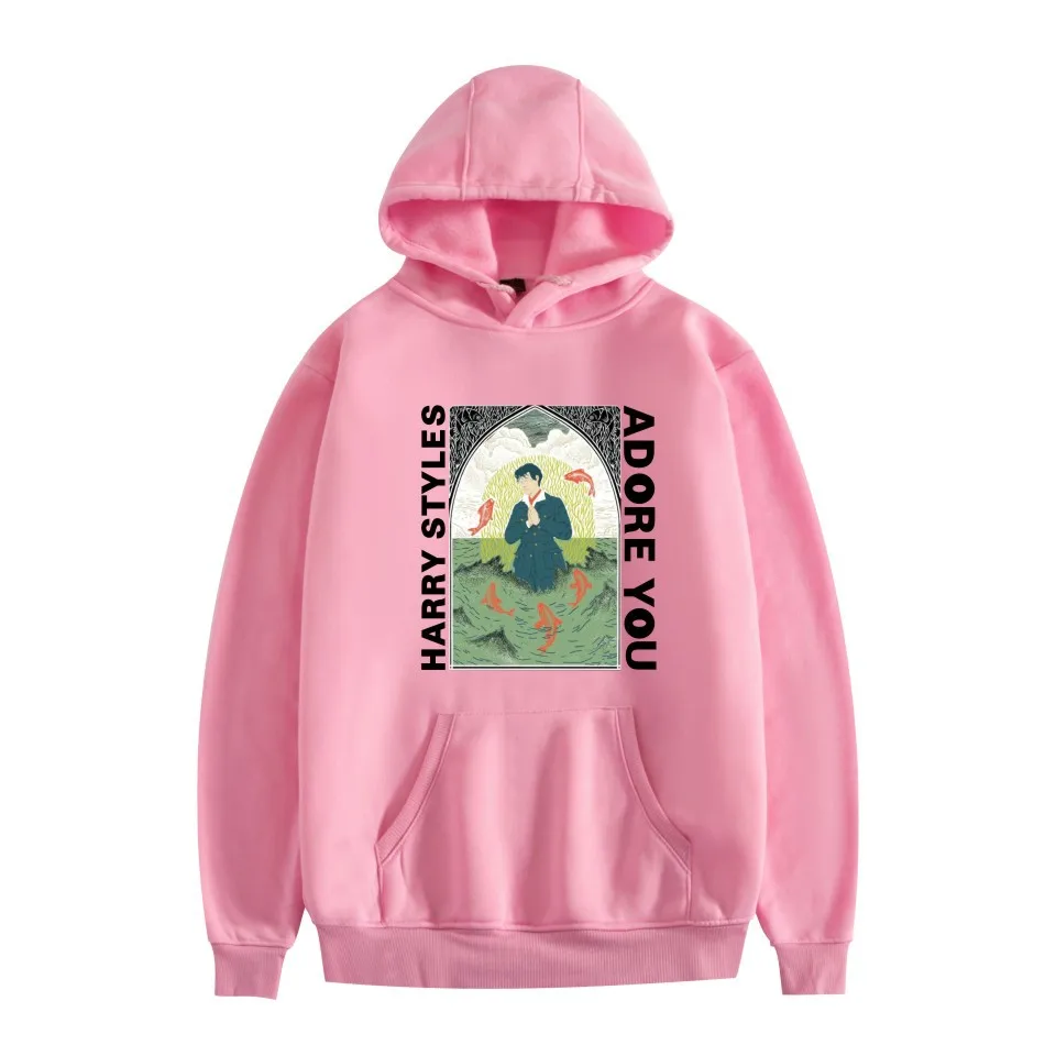 

New Vogue Streetwear Sweatshirt Casual Harry Styles Hoodie black Coat Men Harajuku Winter Clothes Men/Women Harajuku Pullover