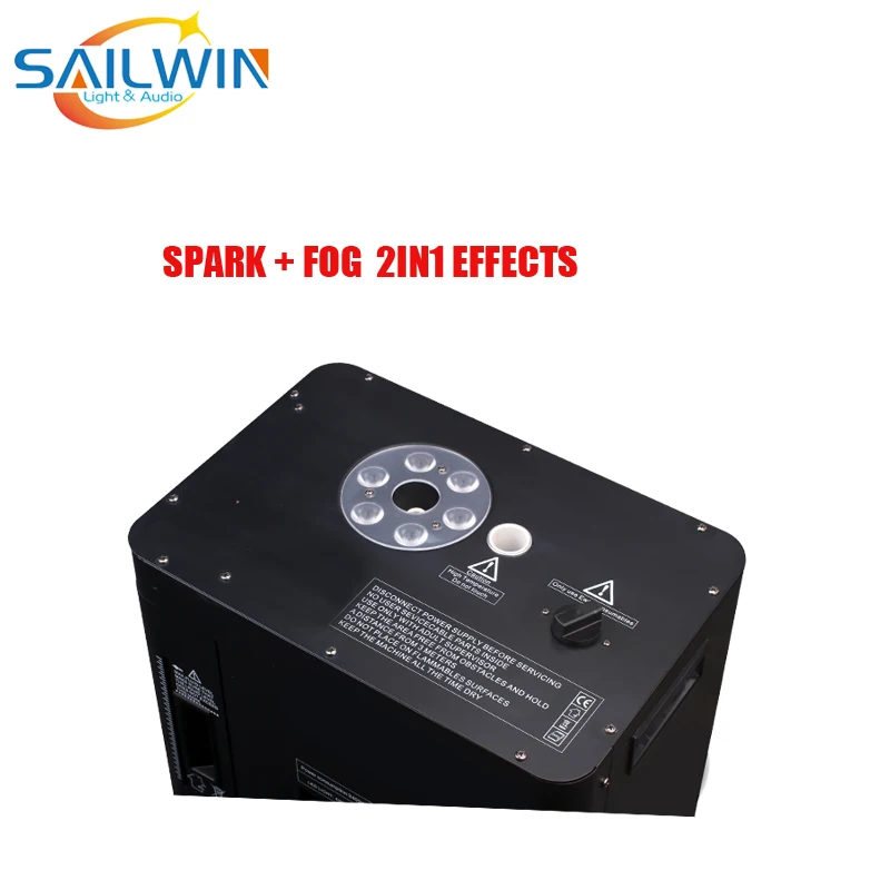 Новый 2в1 туман + Искра фонтан холодных искр для сцены машина фейерверков DMX пульт