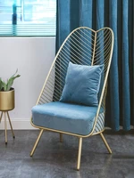 gy sofa iron simple modern nordic light luxury single seat sofa chair balcony leisure chair high back chair