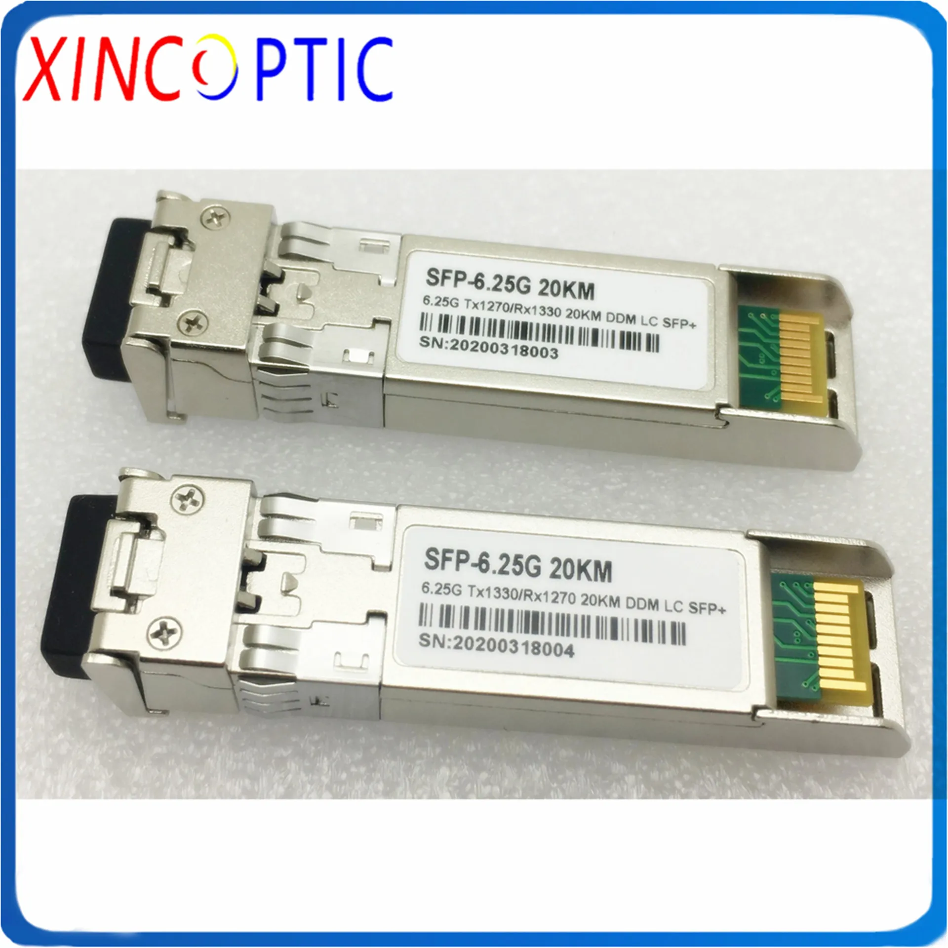 6G одноволоконный SFP + трансивер 6 25 Гбит/с 1270/1330nm 20 км одномодовый Simplex SM BIDI DDM LC