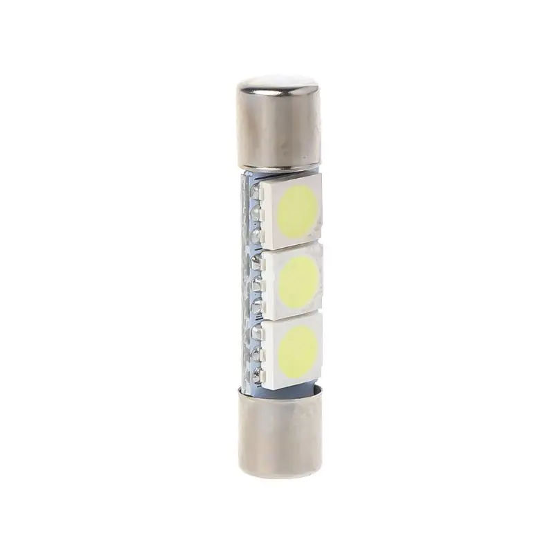 1 шт. Белая светодиодная лампа T6 5050 31 мм 3 SMD для автомобиля солнцезащитный козырек