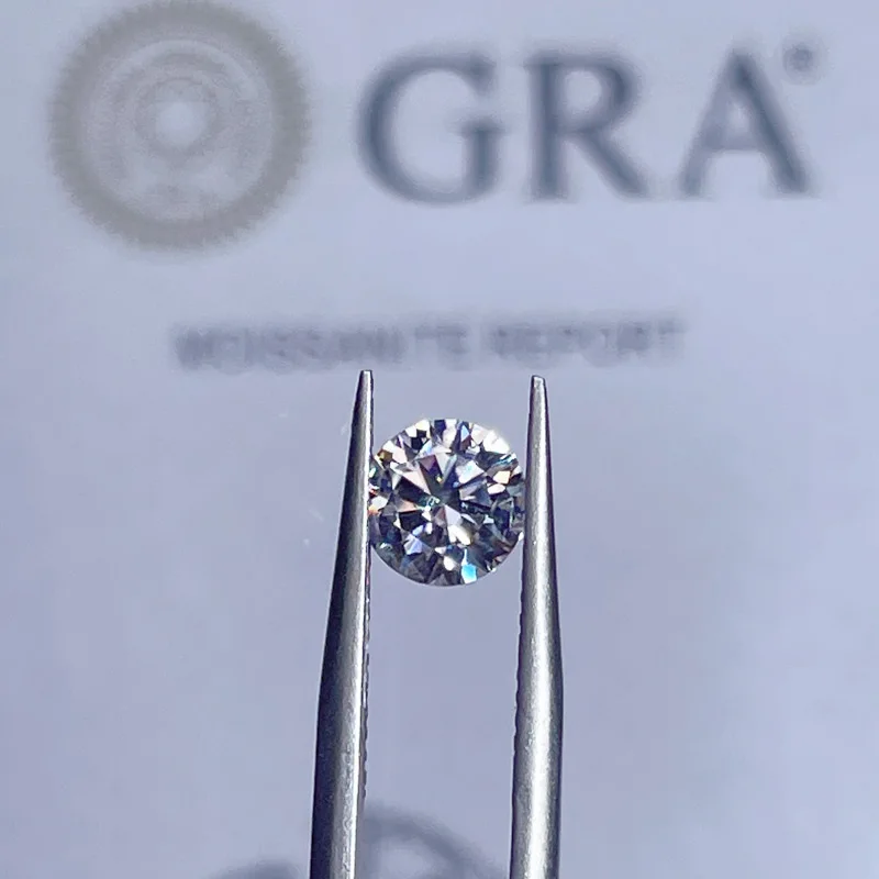 Большая распродажа строительный камень 1 карат 6 5 мм цвет VVS1 3EX вырезанный