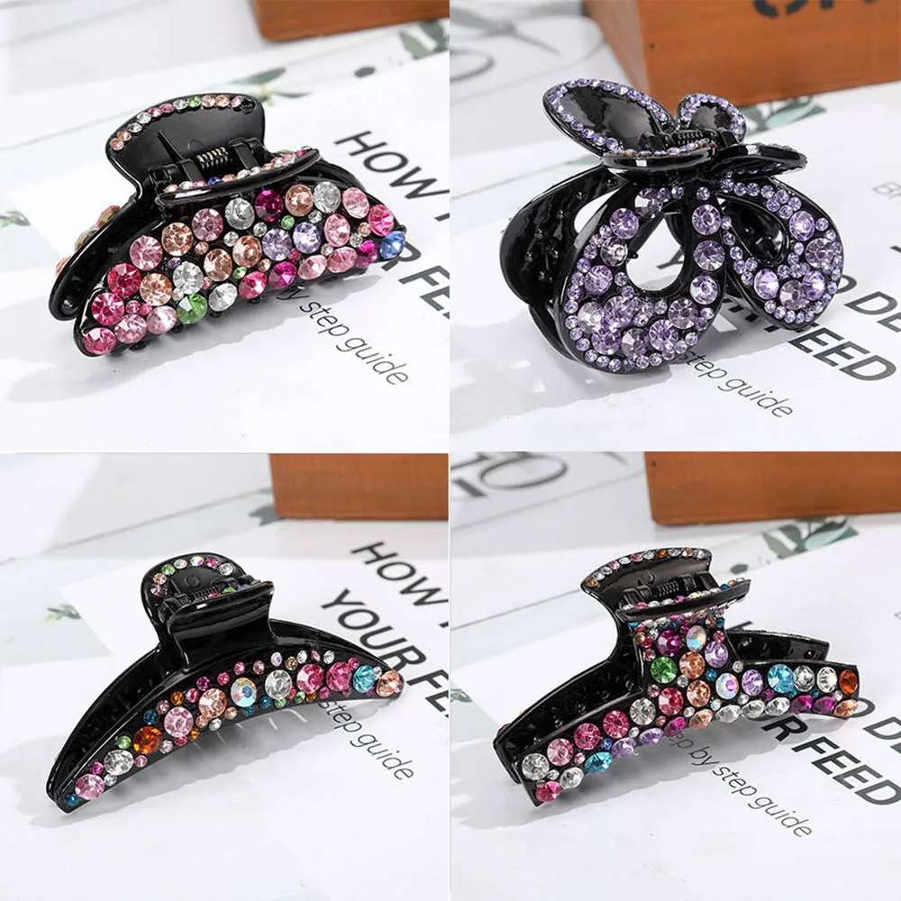 Заколки для волос Haimeikang Стразы головные уборы блестящие цветные аксессуары |