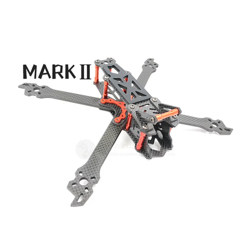 

The newest DIY FPV cross racing mini drone MARKII 230 pure carbon fiber quadcopter frame unassembled