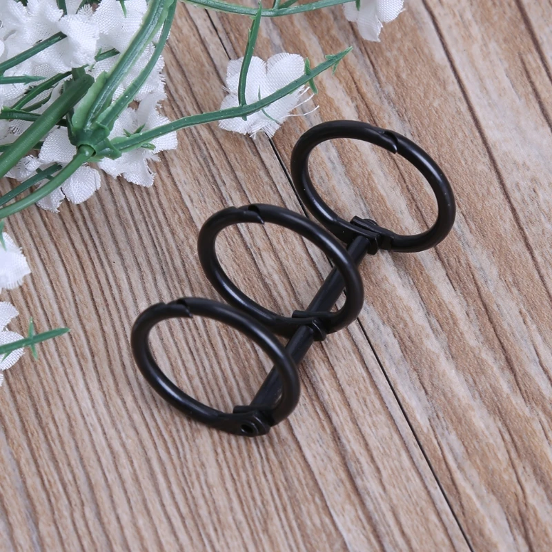 Сделай Сам металлический зажим 3 отверстия для колец ноутбука свободный лист