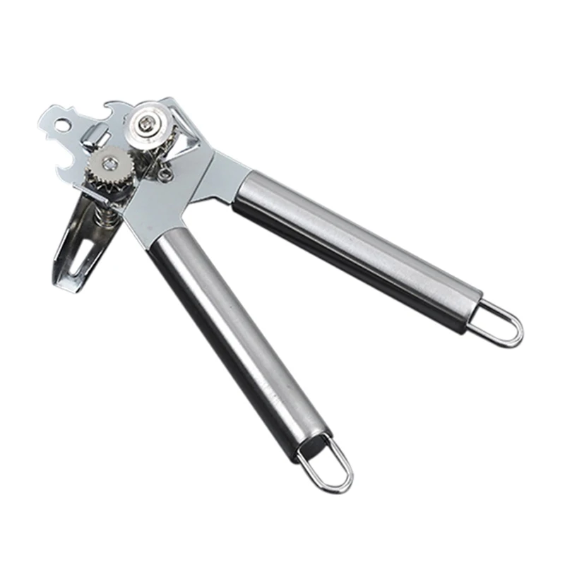 

1PC Stainless Steel Tin Can Jar Opener Multifunction Bottle opener can opener Kitchen Bar Safe Professional Tools