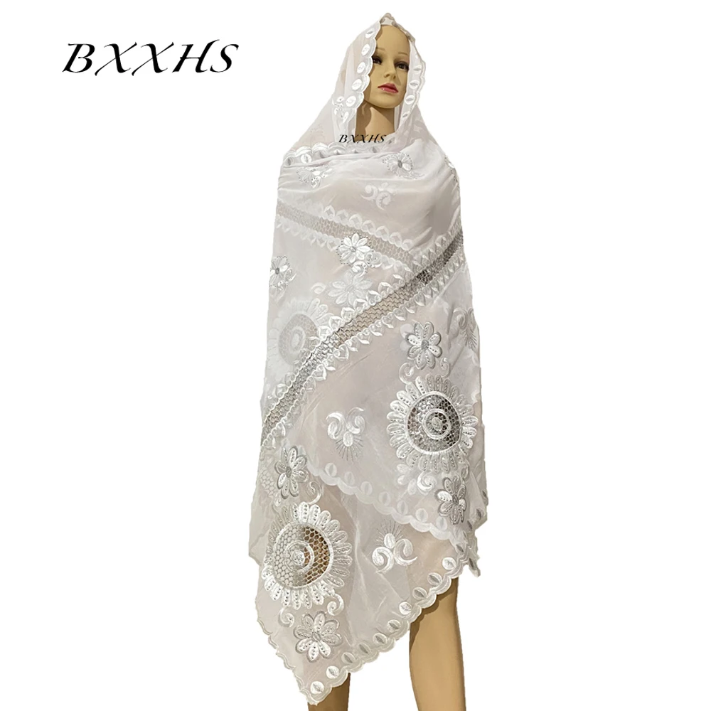 Женский шарф из 100% хлопка в африканском стиле мусульманский женский хиджаб шарфы