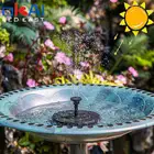 Водяной фонтан на солнечной батарее, садовый фонтан, плавающий водопад, бассейн, пруд, украшение сада
