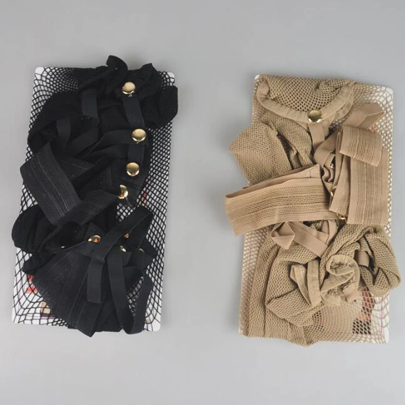 Женские сексуальные чулки с заклепками кружевные до бедра гольфы ажурные