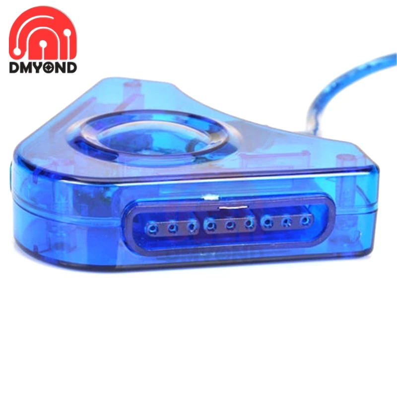 1 для 2 игр USB двойной плеер конвертер адаптер кабель PS PS2 Dual Playstation PC игровой