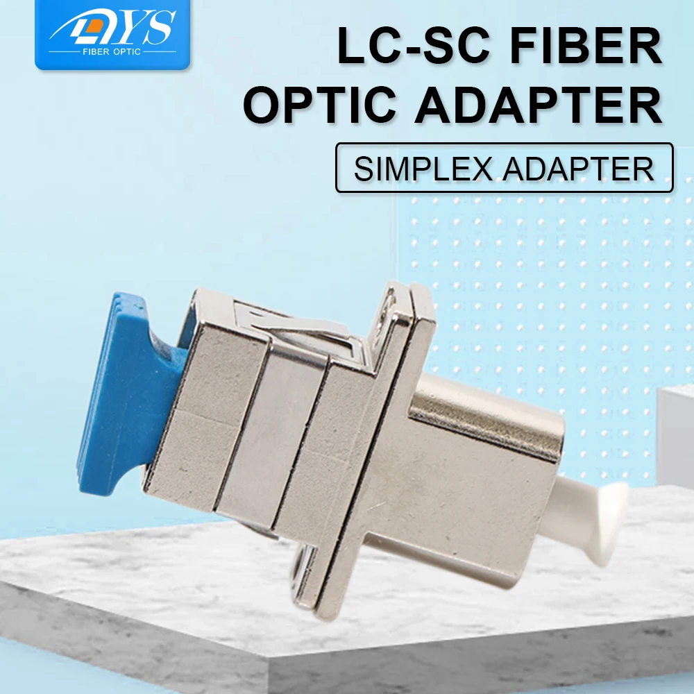 

10 шт. FTTH SC мама к LC мама Simplex волоконно-оптический Гибридный адаптер волоконно-оптический фланец соединитель