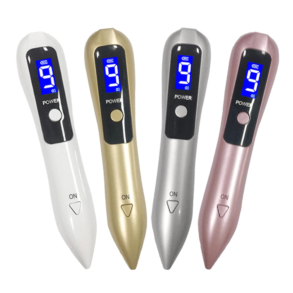 

LCD Plasma Pen Laser Tattoo Mole Removal Machine Rechargeable Face Care Skin Tag Removal Freckle Wart Dark Spot Remover Salon