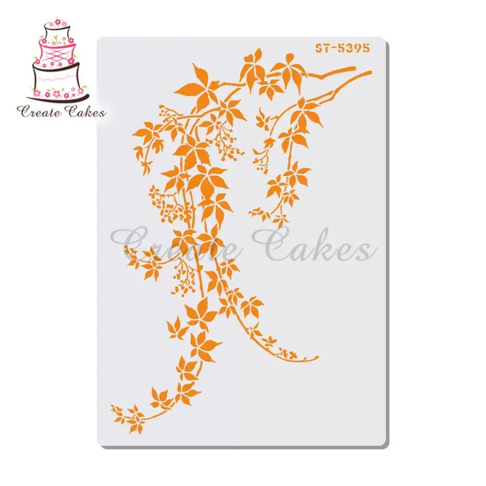 

Maple Leaf Stencil For Walls Painting Scrapbooking Stamp Album Decorative Embossing DIY Craft Paper Card Flower Template