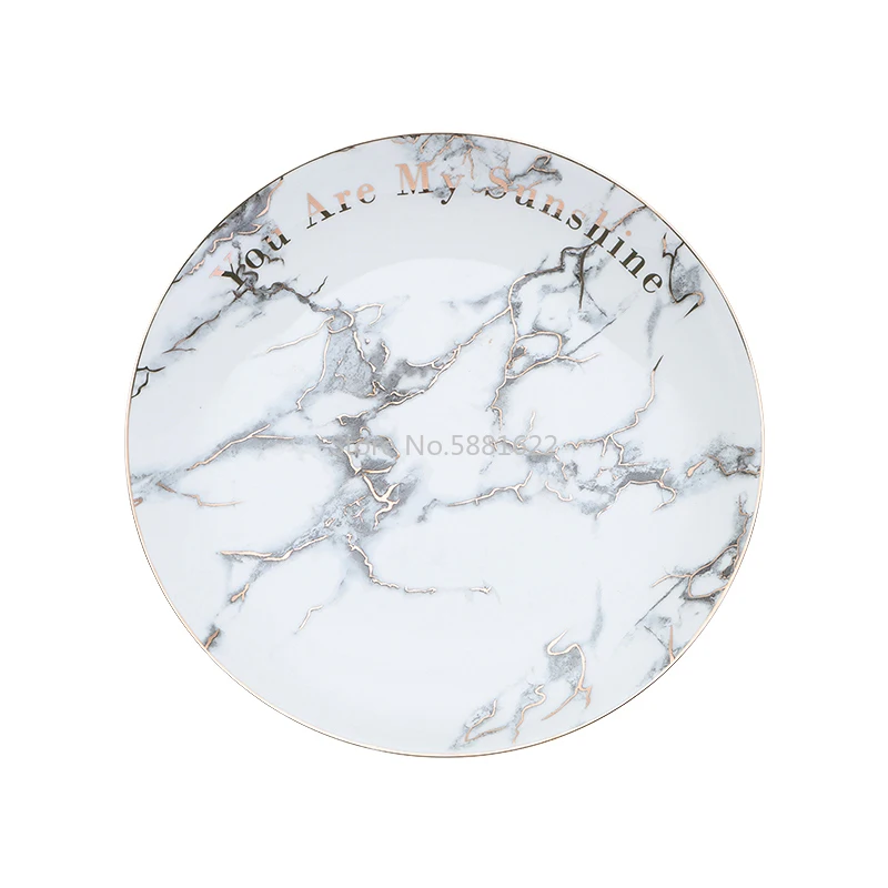 Европейский стиль искусственный керамический Обеденный набор фарфоровая