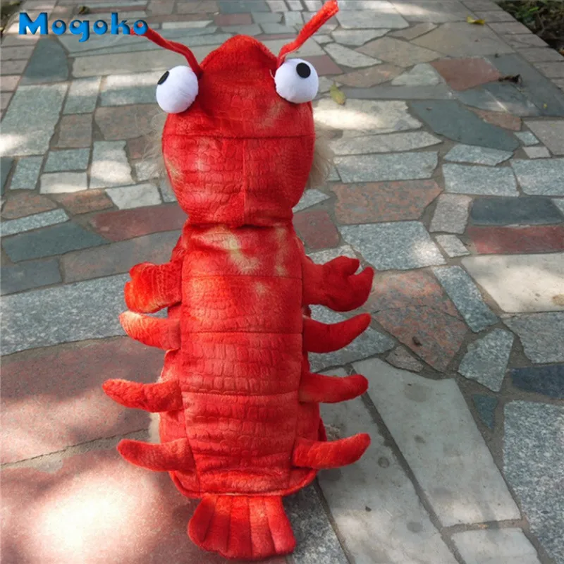 Mogoko, новинка, 1 костюм лобстера для собак и кошек, платье для косплея на Хэллоуин, Красная толстовка с капюшоном для щенков, теплая одежда, Размеры S/M/L/XL на выбор