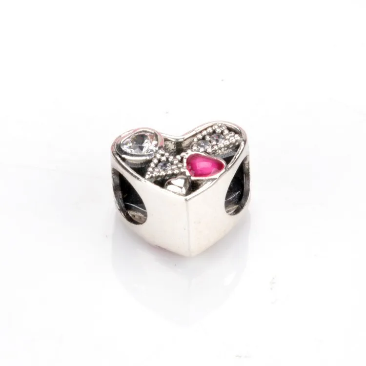

Original 925 Sterling Silver Bead Cupid Arrow Heart Shaped Beads Fit Pandora Women Bracelet & Necklace Diy Jewelry