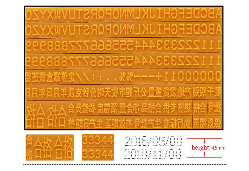 Портативная машина для кодирования, маленькая печатная машина, принтер даты чернил, ручная машина для штамповки даты