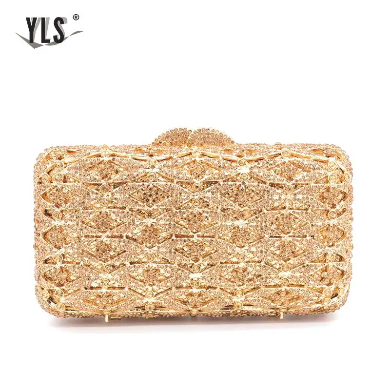 Женские клатчи сумки женские Роскошные вечерние с бриллиантами и цепочкой |