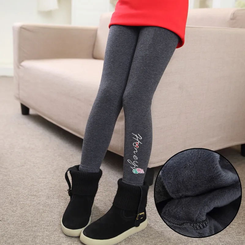 Pants as shown Леггинсы для девочек; зимние штаны; детские штаны; леггинсы для девочек; теплые флисовые брюки с имитацией двух предметов; детская юбка; брюки - Цвет: Pants as shown