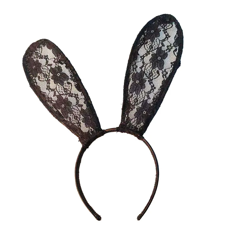 

Sexually Interested Lingerie Uniforms Seduce Accessories With Lace Veil Eye Mask Rabbit Ear Q333