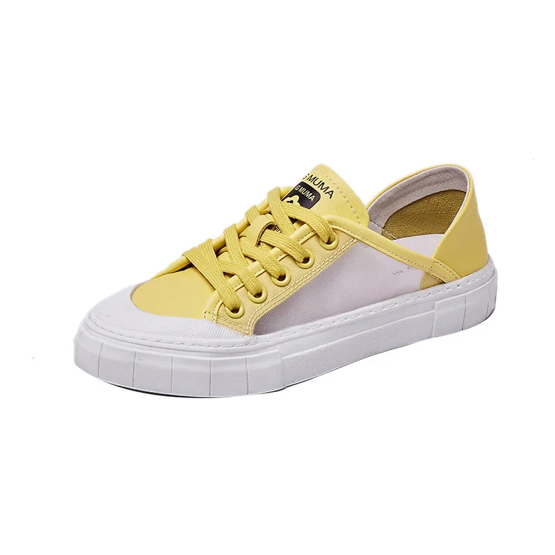 

SWYIVY Mesh Platform Shoes Women Casual Sneakers 2020 Summer White Sneakers For Women Shoes Breathable Flat Sneaker Ladies New