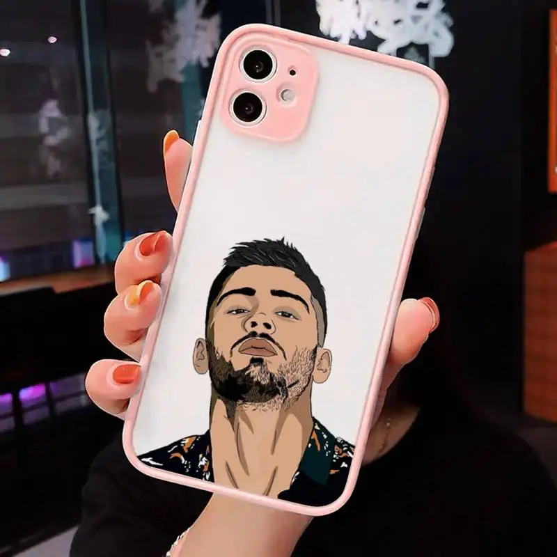 

Zayn malik Phone Case Matte Transparent for iPhone 7 8 11 12 s mini pro X XS XR MAX Plus cover funda