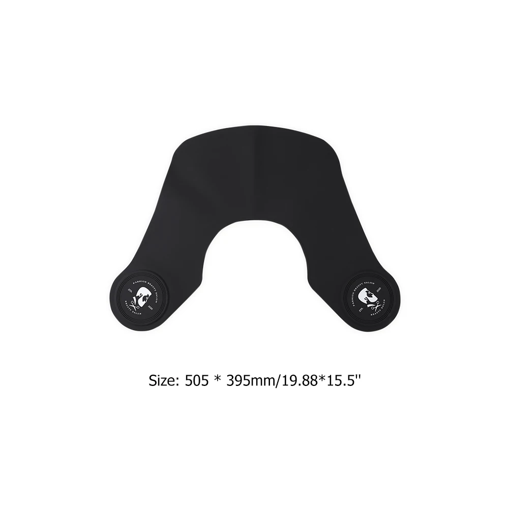 

Silicone Barber Cape Hair Cutting Cloth Haircut Neck Cape Wrap Collar Shield Waterproof Hair Coloring Cuttin Hair Accessory