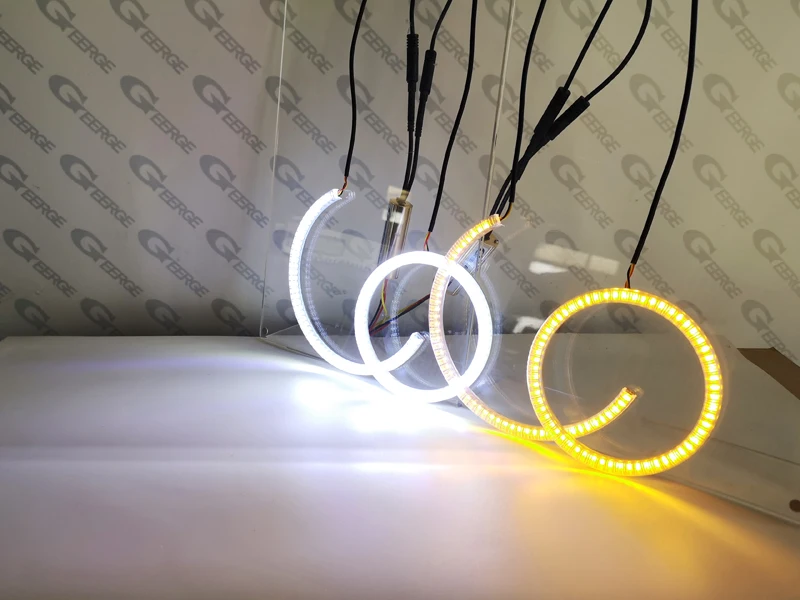 Ультра яркий световой индисветильник поворота SMD LED Angel Eyes для Mitsubishi Outlander II 2010 2011