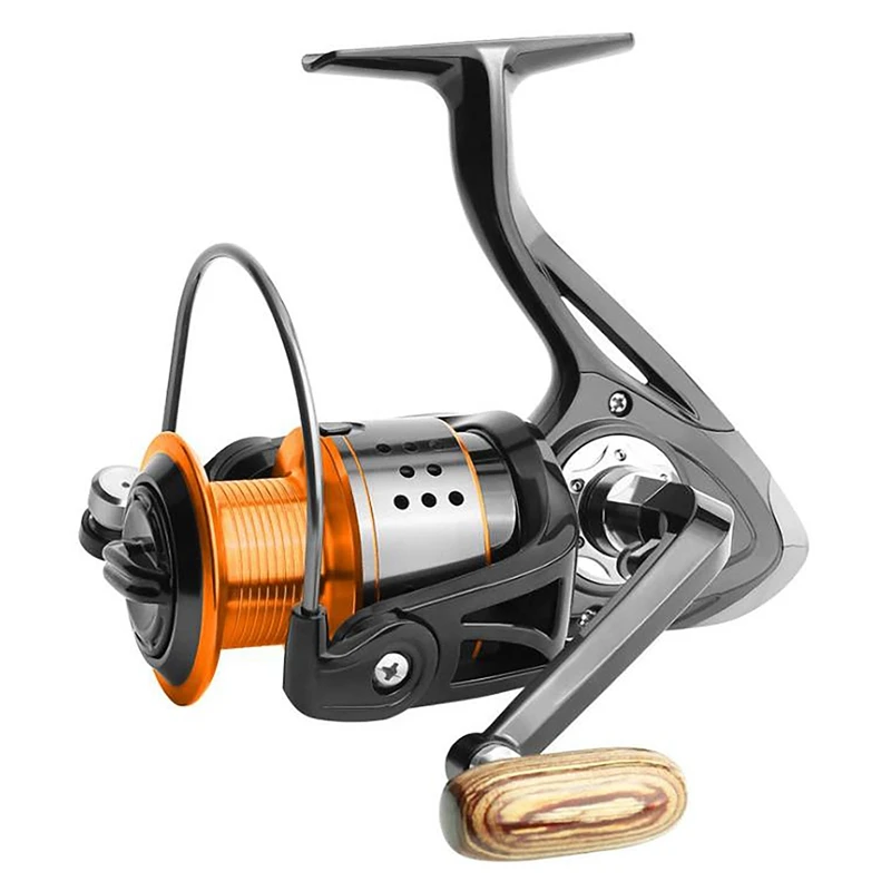 

Fishing Reel No space Metal Spool Max Drag 8Kg Pike Spinning Reel High Speed 4.7:1 Reel Fishing Gear