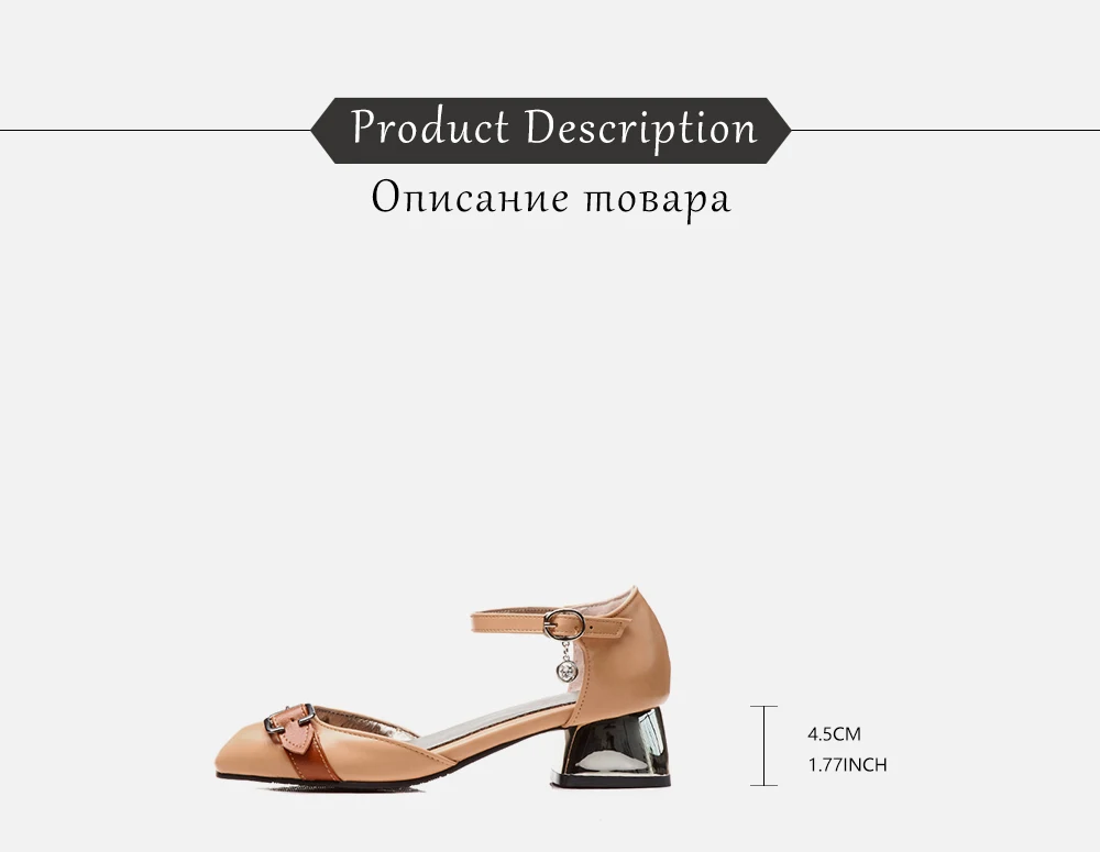 JSI/женские туфли-лодочки однотонные женские туфли на квадратном каблуке средней высоты с пряжкой демисезонные туфли-лодочки женская обувь из микрофибры je95