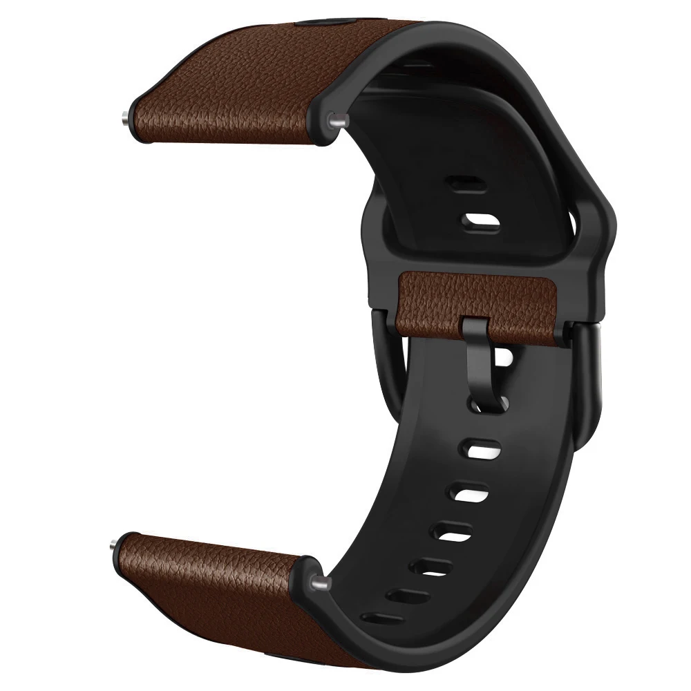 Genuine Leather Band for Garmin Vivoactive 3 Venu / Vivoactive 4 /Forerunner 645 245m Strap Band Width Watchband correa ремешок