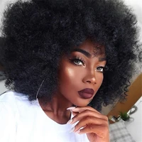 eseewigs spiral afro kinky curly fake scalp lace front wigs mongolian remy human hair glueless black women 4a 4b 180 density