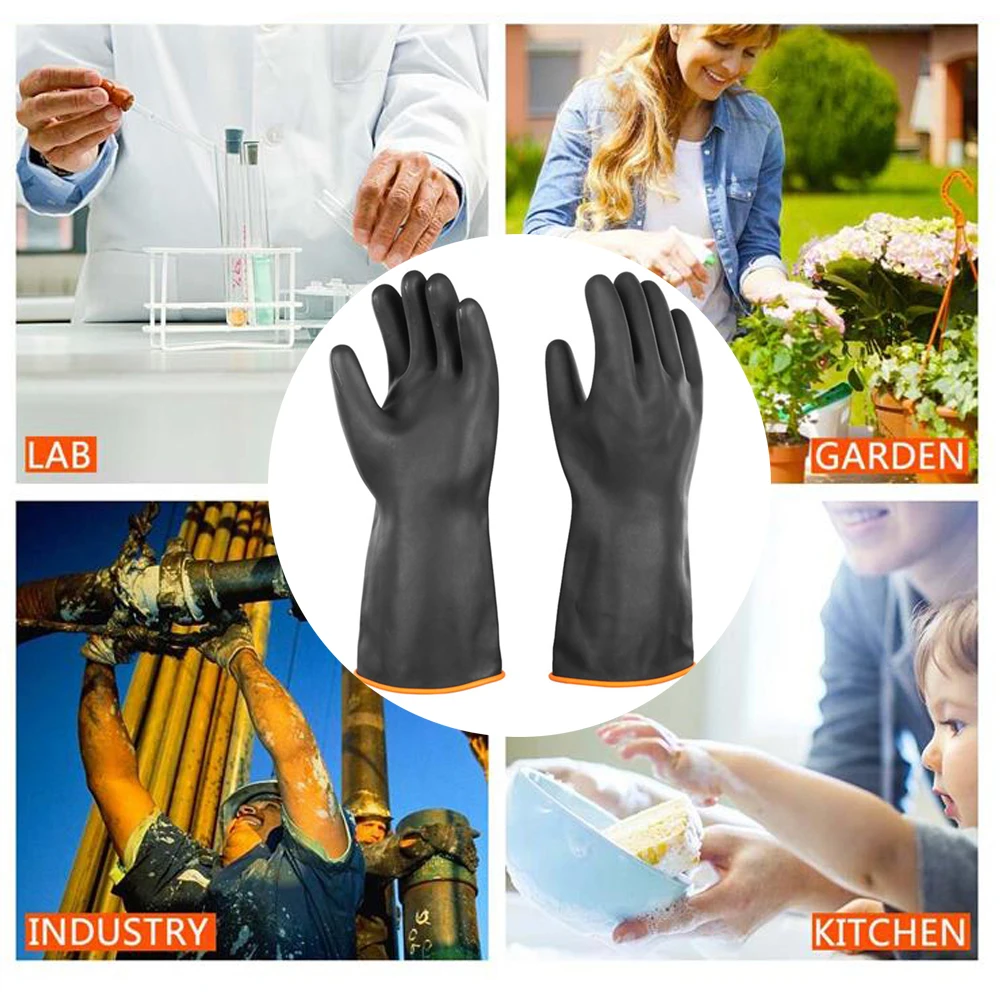 Утолщенные Промышленные Латексные Перчатки 1 пара водонепроницаемые