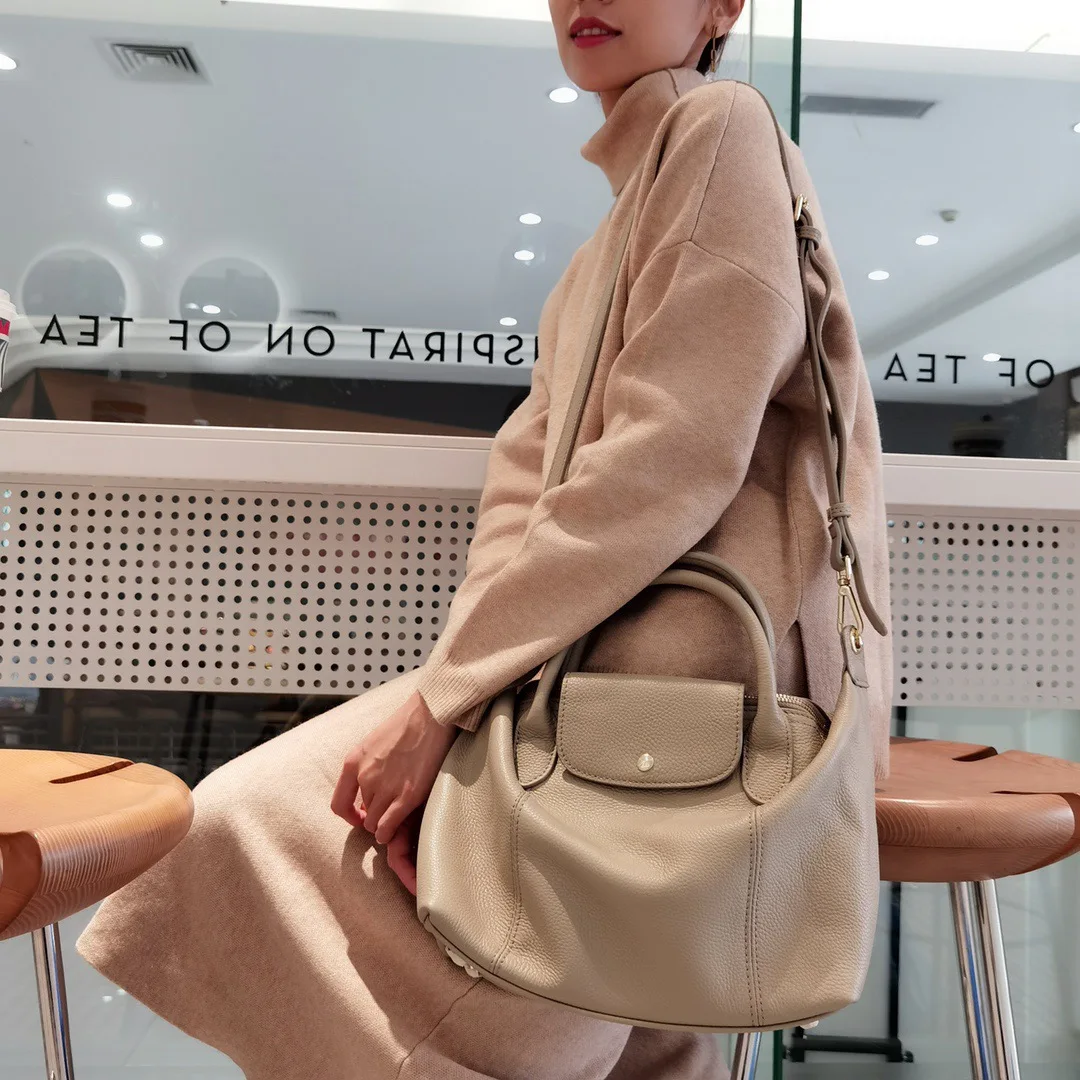 Женская сумка-тоут из бычьей кожи вместительная | Багаж и сумки