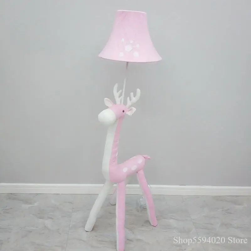 Современный мультяшный торшер стоячая лампа тканевый Лофт декор для гостиной