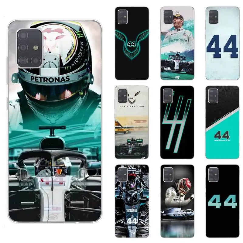 

Racing racer Lewis Hamilton 44 Phone Case For Samsung S4 S5 S6 S7 Edge S8 S9 S10 Plus S20 Note20 Ultra A71 A21S Cover Fundas